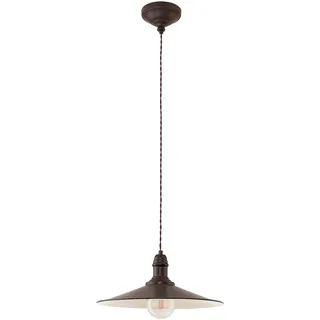 EGLO Stockbury 1-flg. 36 cm rund antik-braun/beige