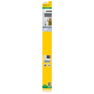 Schellenberg 70992 Insektenschutz-Plissee für Fenster 140 x 150 cm Fliegengitter für Fenster, Weiß