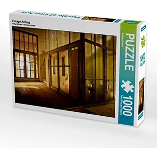 CALVENDO Puzzle Vintage Aufzug 1000 Teile Puzzle quer | Lege-Größe cm Foto-Puzzle für glückliche Stunden