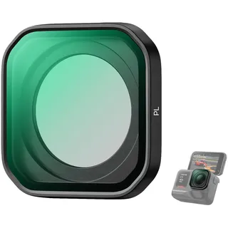 K&F CONCEPT Upgrade-Schraubfilter Kompatibel mit Insta360 Ace Pro 2, blendfreier PL Filter, reduziert Reflexionen, Polarisationsfilter, hochwertiges optisches Glas mit mehrfach beschichtetem Filter
