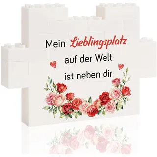 Geschenk für Paare, Ich Liebe Dich Geschenke für Freund Freundin Weihnachten Valentinstag, Geburtstagsgeschenk Hochzeitstag Liebes Geschenk für Ihn Sie, Bausteine Ornamente