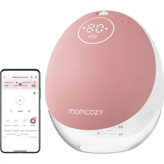 Momcozy M9 Mobile Flow Freihändige einseitige elektrische Milchpumpe (BP225-NR70BA-A)