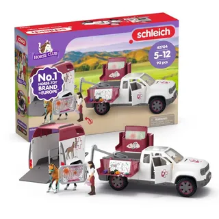 Schleich Horse Club Mobile Tierärztin mit Anhänger 42704