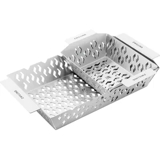 Zwilling Grillkorb Set 2-tlg. Edelstahl silber