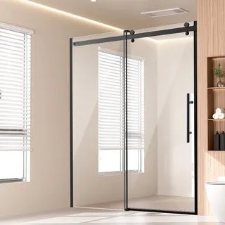 Vevor Duschtür Schiebetür 147,4 x 190,5 cm transparent