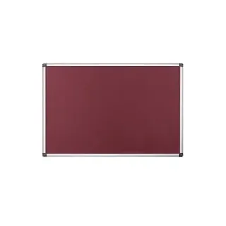 Bi-Office Pinnwand Feuerhemmend 90,0 x 60,0 cm Textil rot