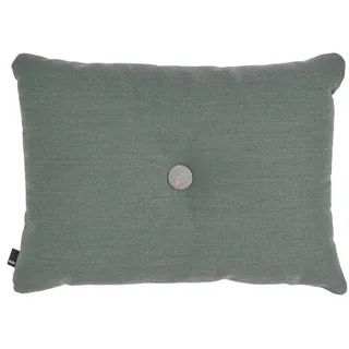 HAY Kissen inklusive Füllung Dot Steelcut Trio aus Baumwolle und Nylon in der Farbe Grün, Maße: 60cm x 45cm, 507017 1 Stück (1er Pack)