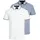 Poloshirt blau/weiß S