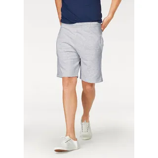 Sweatshorts FRUIT OF THE LOOM, Herren, Gr. L (48/50), N-Gr, grau (hellgrau, meliert), Sweatware, Obermaterial: 80% Baumwolle, 20% Polyester, meliert, unifarben, bequem kniefrei, Hosen Sweatshorts, Sommerhose in bequemer Form, Topseller