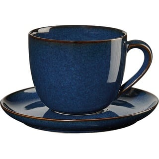 Asa Selection Saisons Cappuccinotasse mit Untertasse Set midnight blue, 2-tlg (27130119)