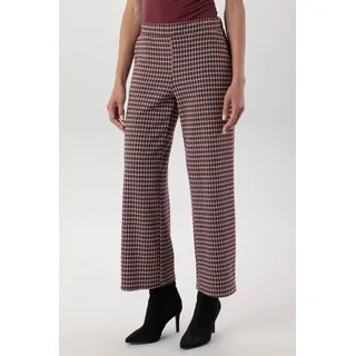 Aniston SELECTED Schlupfhose Klassisches Karomuster - NEUE KOLLEKTION, beige, rot, schwarz, kariert
