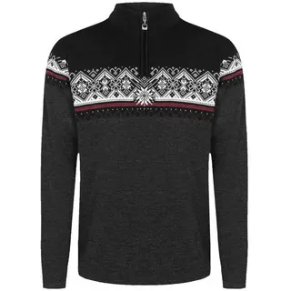 Dale of Norway Moritz Masc Sweater darkcharcoal raspberry black (E) M