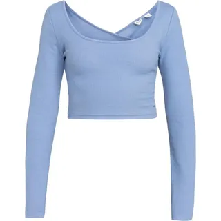 Roxy Good Keepsake LS Rib Infinity Blue M - Blau