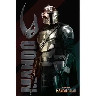 Grupo Erik Poster Wandkunst Star Wars GPE5485 the mandalorian komando