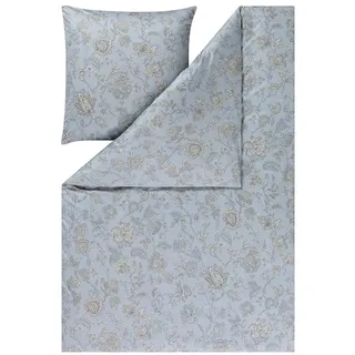 ESTELLA Interlock Jersey Bettwäsche Valeria 135x200 - Blau