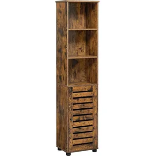 VASAGLE Badschrank braun 40,0 x 30,0 x 167,0 cm