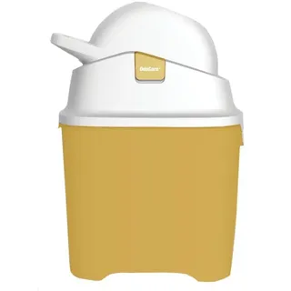 Geruchsdichter Windeleimer Diaper Champ ONE - funktioniert mit herkömmlichen Tüten (Limited Edition) 1 St gelb