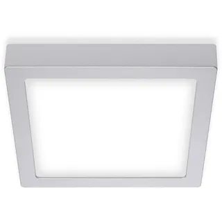 Briloner Leuchten 1 LED quadratisch Chrom-Matt