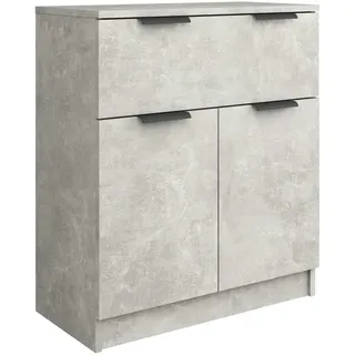 vidaXL Sideboard Betongrau 60x30x70 cm Holzwerkstoff