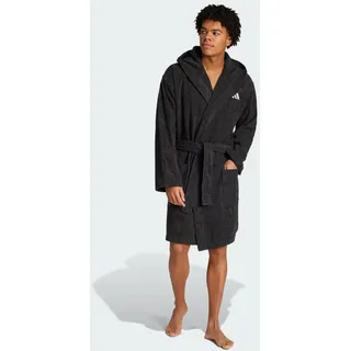 adidas Bademantel HOODED BATHROBE Schwarz XS