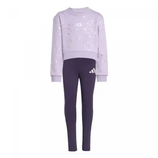 adidas Mädchen Set Little Girls Everyday Glam Set JW2421 116 - Powplu/Silvmt - 116