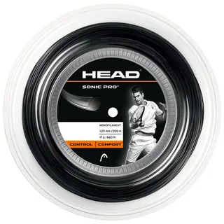 Head Sonic Pro Rolle Tennissaite Schwarz, 16