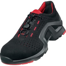 Bild von 1 x-tended support Halbschuh, Sicherheitsschuhe S1 SRC, Arbeitsschuhe für Damen & Herren, Schwarz/Rot, Größe 46