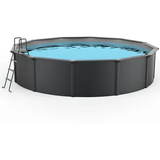 Steinbach Nuovo de Luxe II rund Ø 460 x 120 cm inkl. Skimmer und Poolleiter