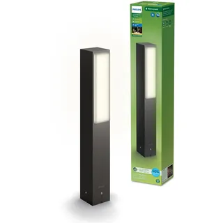 Philips Sockelleuchte Aluminium 42,0 cm inkl. LED 3,8 W anthrazit