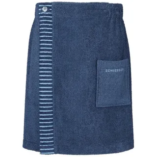 SCHIESSER Rom Saunakilt 55 x 150 cm blau