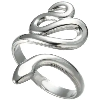 kkjoy Edelstahl Schlangen-Wickel-Fingerring Vintage Verstellbar Offene Finger Ringe Rocker Punk Gothic Schmuck für Damen Herren