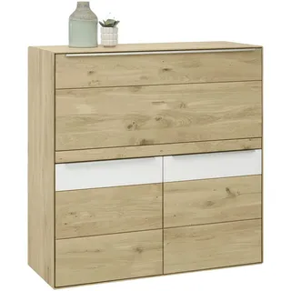 Valnatura Sekretär , Weiß, Eichefarben , Holz, Leder , Echtleder , Asteiche , massiv , 1 Schubladen , rechteckig , 122x124x47 cm , in verschiedenen Holzarten erhältlich, Stauraum , Holzmöbel, Holztische, Schreibtische Holz, Sekretäre Holz