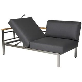 Diamond Garden Gomera Sun & Rain Lounge Eckelement links Edelstahl/Teak