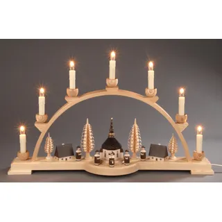 ALBIN PREIßLER Albin Preissler Schwibbogen »Seiffener Dorf, Weihnachtsdeko«, elektrisch beleuchtet