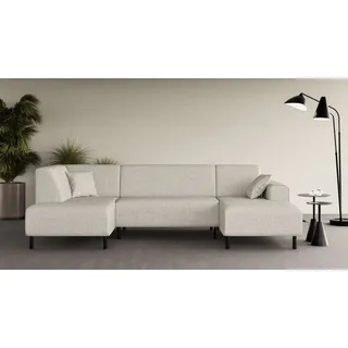 OTTO home Wohnlandschaft Polyester U-Form 3-Sitzer Beige