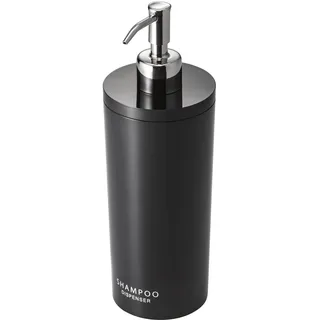 Yamazaki 2929 Tower Pump Dispenser, Black, ABS Resin, 8 x 8 x 23 cm