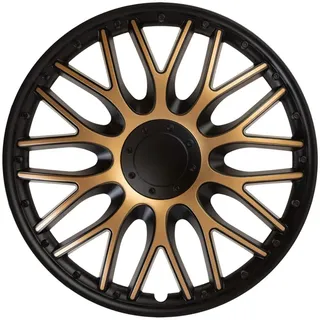j-tec Satz Radzierblenden Orden 13-Zoll Schwarz/Gold