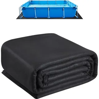 Poolunterlage Bodenschutzplane - Rechteckige Poolmatte 3,6x7,3m - Bodenplane für Schwimmbad-Schutz