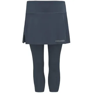 Head Tennisrock (Rock + 3/4 Tights) Club navyblau Damen