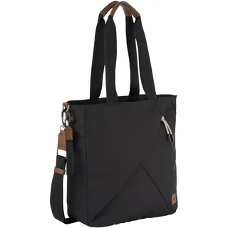 CAMEL ACTIVE Damen Aurum Zip Tote Bag mit Reißverschlusstaschen Schwarz, Womenswear-M