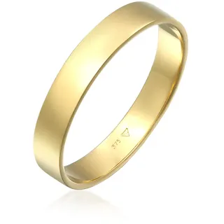 Silberring KUZZOI "Ring Bandring Herrenring Freundschaftsring 375 Gelbgold" Gr. 62, gold, Fingerringe, Herren, 62, Gelbgold 375, Silberring