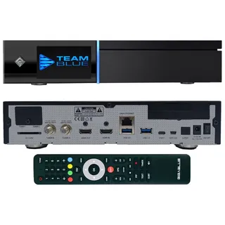 GiGaBlue UHD Quad 4K Pro 2x DVB-S2 FBC, 1x DVB-C/T2, festplattenvorbereitet