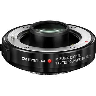 OM System M.Zuiko Digital 1,4-fach Telekonverter Micro Four Thirds MC‐14 für 40-150mm PRO, schwarz 4/3)