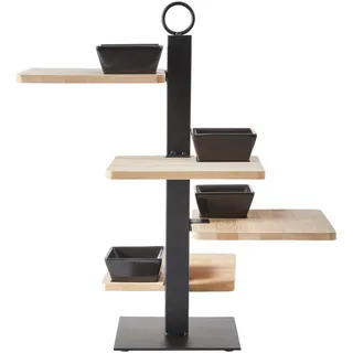 Etagere Inkl. Schälchen , Holz , 35 cm , Geschirr, Tischkultur & Serviergeschirr, Etageren