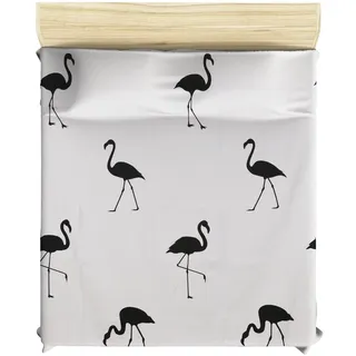 Bettbezug + 2 Kissenbezüge 240 x 220 cm, Weiß & Schwarz