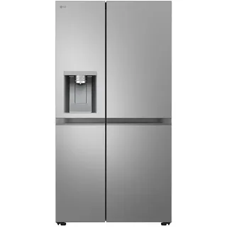 LG GSLE81PYBC Side by Side Kühlschrank | Klasse C | 628 L | Eis- | Crushed Ice- Wasserspender mit UVnano | Total No Frost | Smart Inverter Kompressor, Wi-Fi