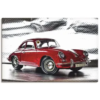 Artland Wandbild »Klassiker - Der Porsche 356«, Auto, (1 St.), als Alubild, Outdoorbild, Leinwandbild, Poster, Wandaufkleber Artland rot