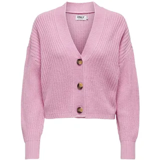 Only ONLCAROL Strickjacke Pink M