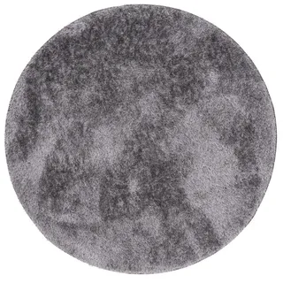 Snapstyle Feeling MIX Hochflorteppich 100 x 100 cm Silber