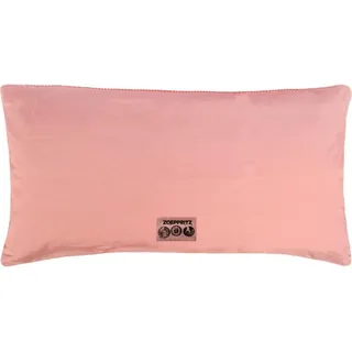 Zoeppritz Perkal-Kissenbezug Easy Farbe salmon Größe 40x80 - Rosa